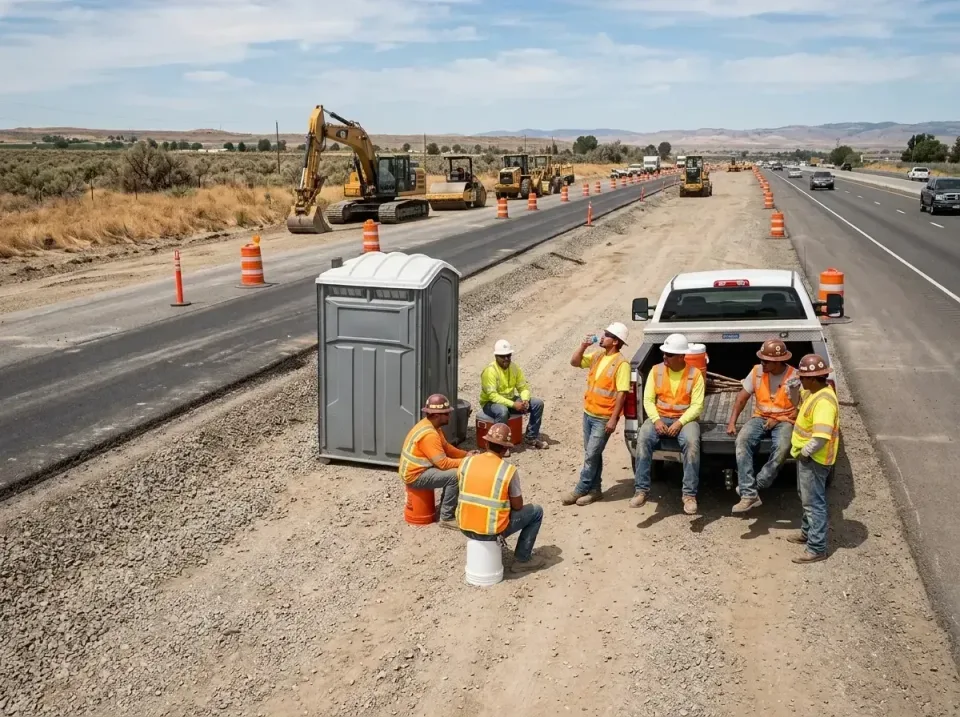 highway-road-construction-crew-007 — frequently asked questions, Porta Potty and Restroom Rentals in Avery Creek, NC